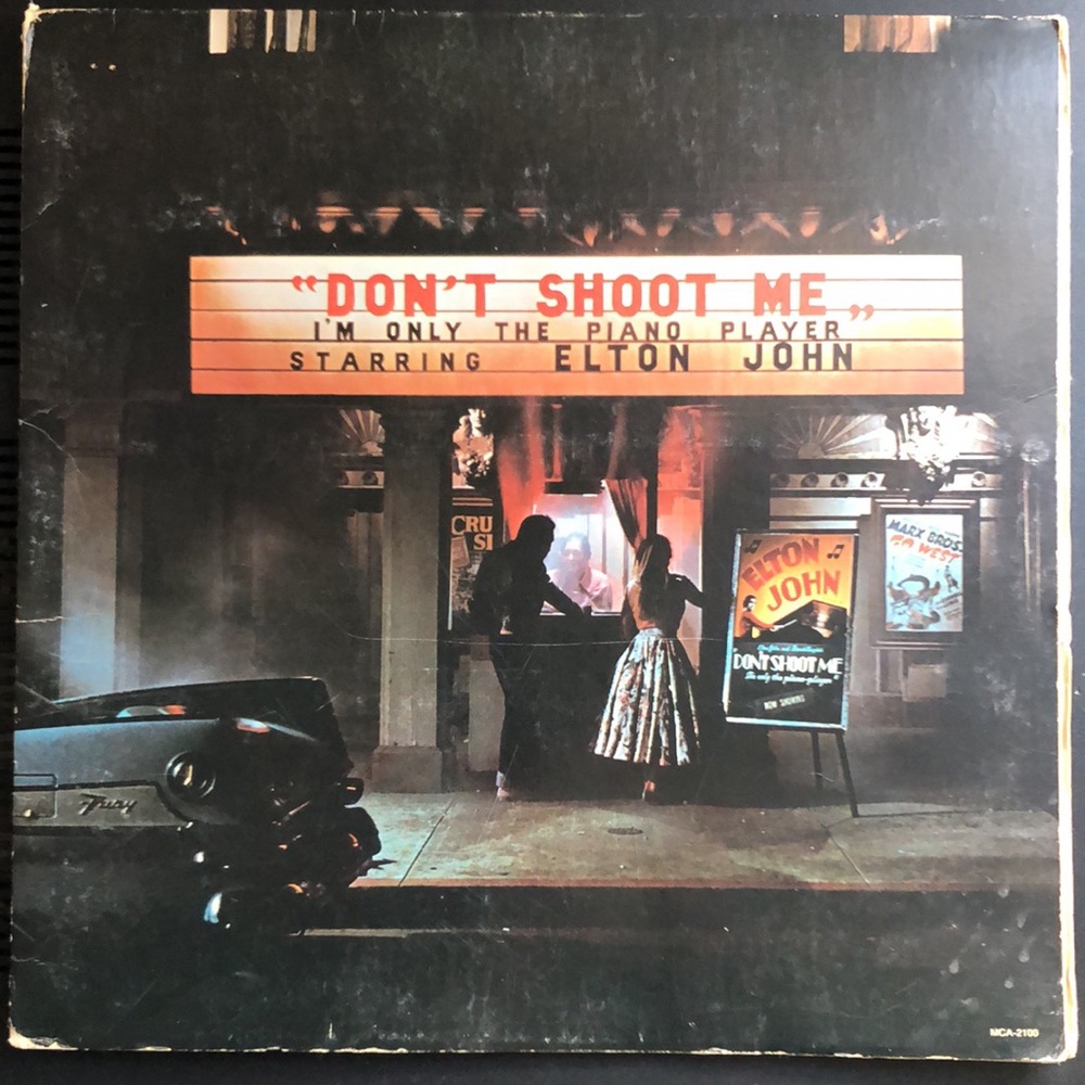 Elton John Don't Shoot Me I'm Only The Piano Player Vinyl Lp